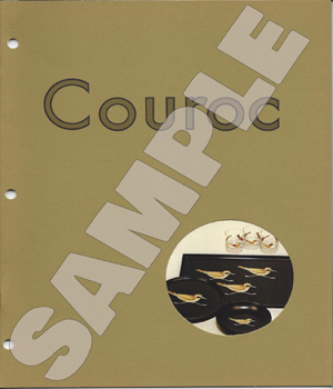 Couroc of Monterey-51 Couroc Product Catalogues 1958 to 1985.